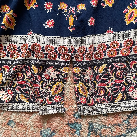 Anthropologie Floral Kimono Jacket - Navy and Multicolor - Picture 5 of 5